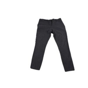 LOFT Pants Womens 10 Charcoal Gray Skinny Leg Mid Rise Slim Fit Casual Wear